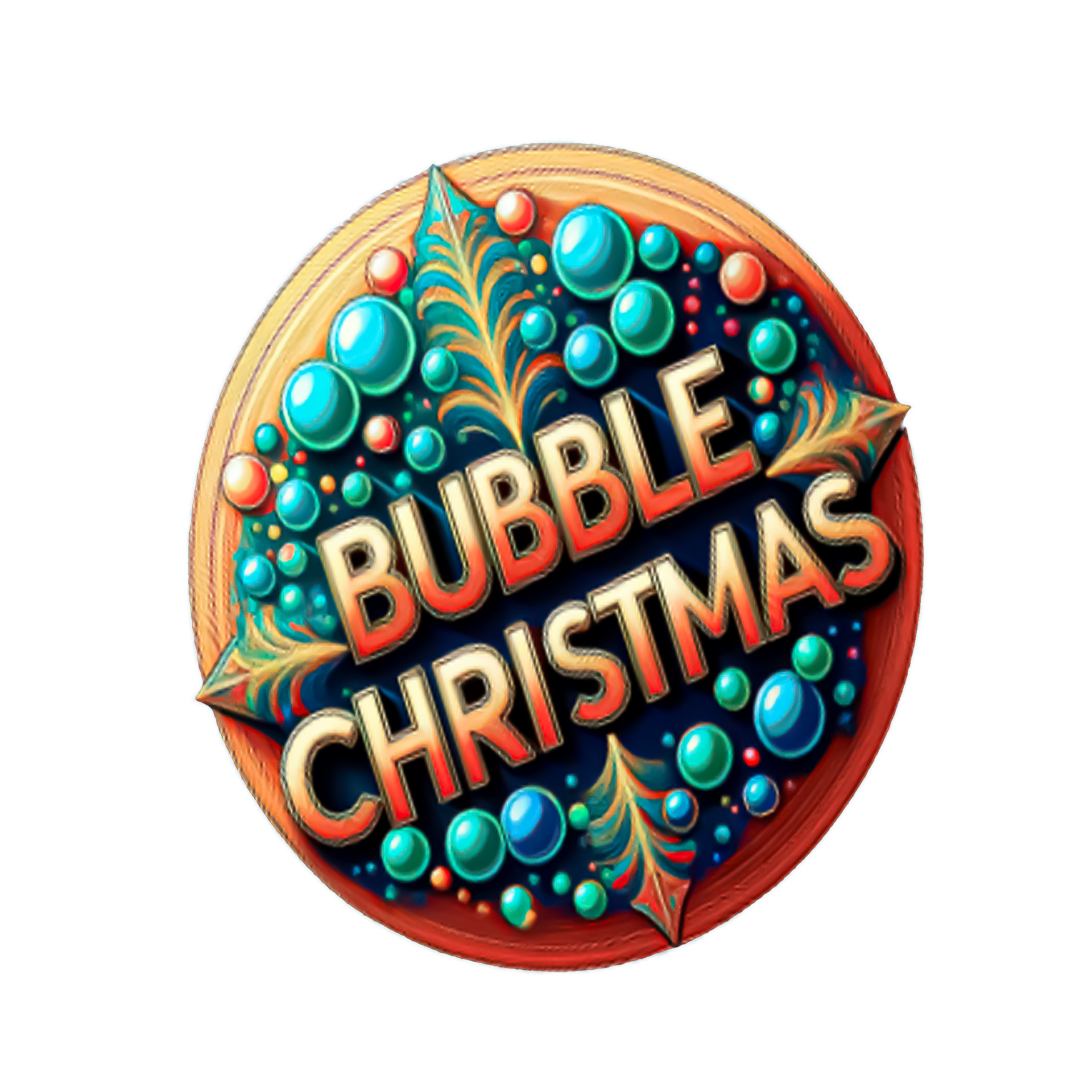 logo bubble christmas